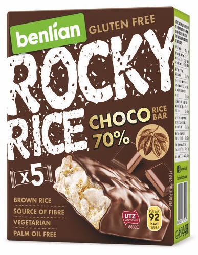 Rocky Rice Choco 70% 90g